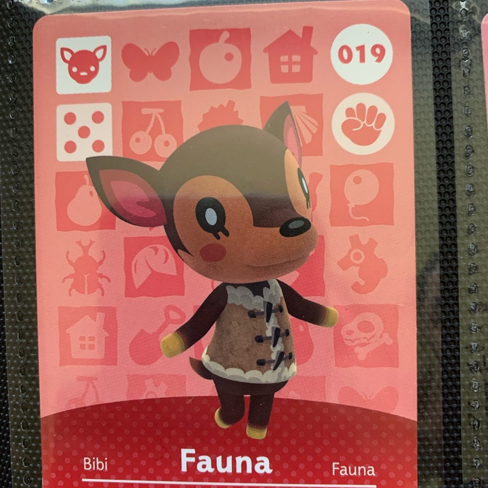 Fauna 019 - Nintendo Animal Crossing amiibo card